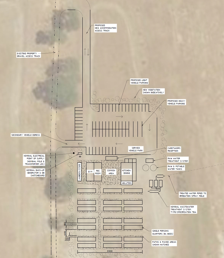 Proposed 84 Bed Workers Accommodation Camp - Nambung