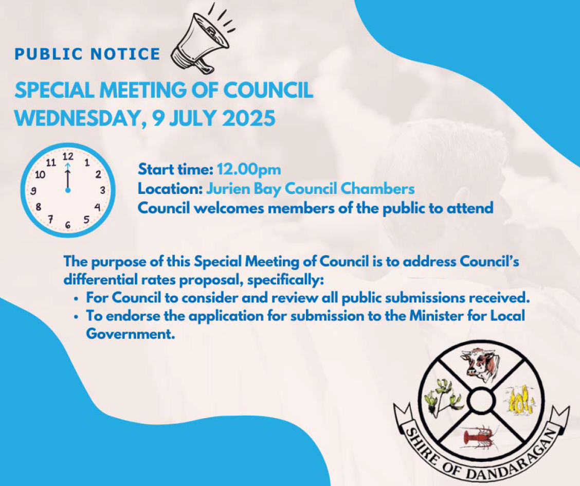 NOTICE OF SPECIAL COUNCIL MEETING
