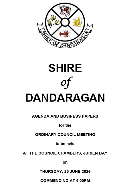 25 June 2026 Agenda