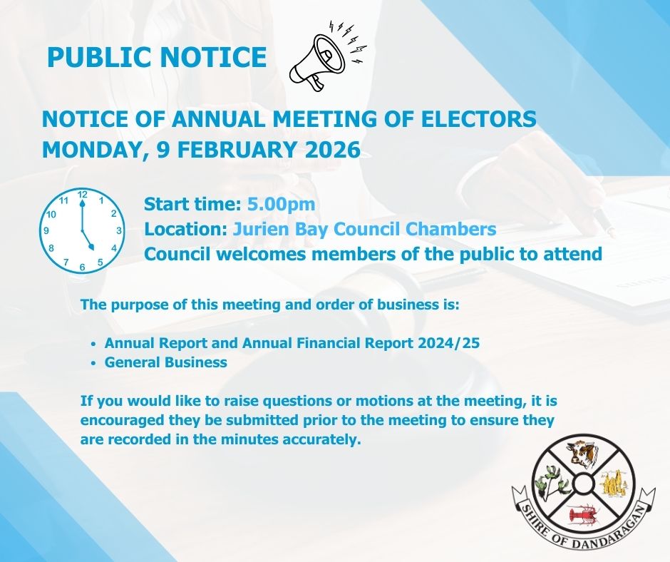 Public Notice - Annual Meeting of Electors